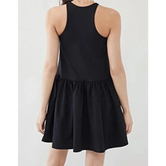 Susana Monaco Racer Gathered A-line dress. Size large - Picture 4 of 6